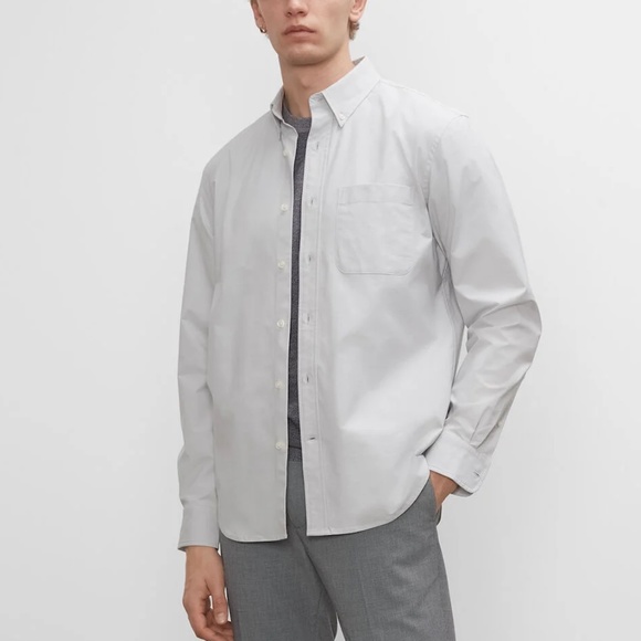 Standard Fit Ripstop Shirt - New With Tags - NEVER WORN - Grey